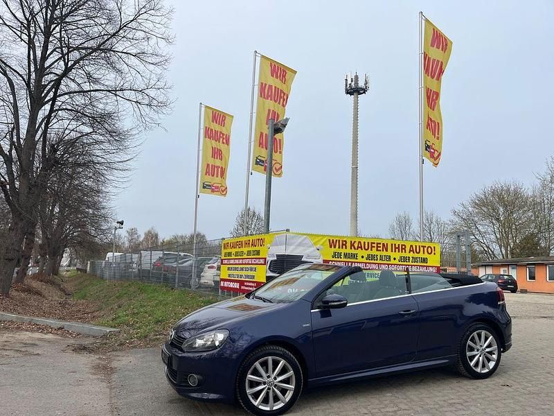 Gebraucht VW Golf Cabriolet LOUNGE 125 PS (91 kW) 2016 Blau Cabrio