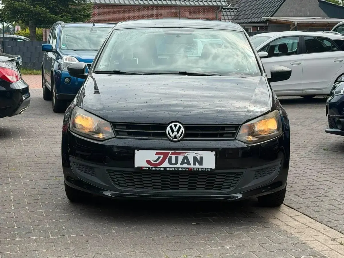 Gebraucht VW Polo Trendline 60 PS (44 kW) 2012 Schwarz Kleinwagen