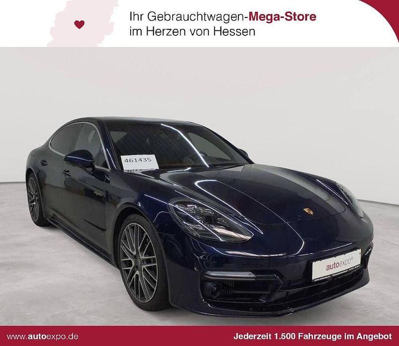Nachtblau metallic Gebraucht 2021 Porsche Panamera Turbo S Sport Limousine | 98.990 € - Bild 1/4