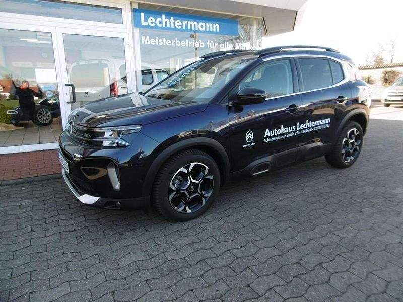 Lackierung new dark blue Gebraucht 2022 Citroën C5 Aircross Shine SUV | 25.900 € (Teuer) - Bild 1/4