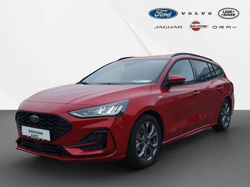 Fantastic red Gebraucht 2024 Ford Focus ST-Line X Limousine | 32.750 € - Bild 1/4