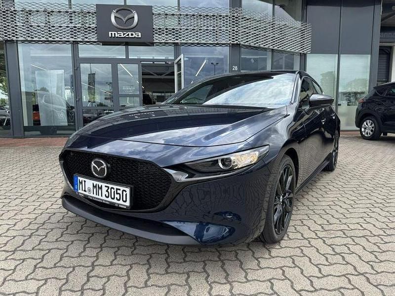 Blau Gebraucht 2025 Mazda 3 Homura-Line Limousine | 28.990 € (Superpreis) - Bild 1/4