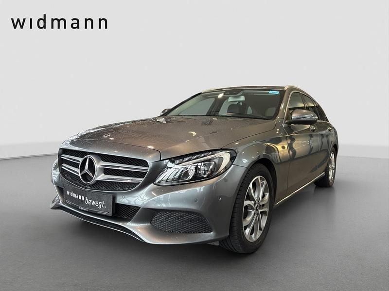 Metalliclack selenitgrau Gebraucht 2018 Mercedes C180 Avantgarde Kombi | 20.850 € (Superpreis) - Bild 1/4