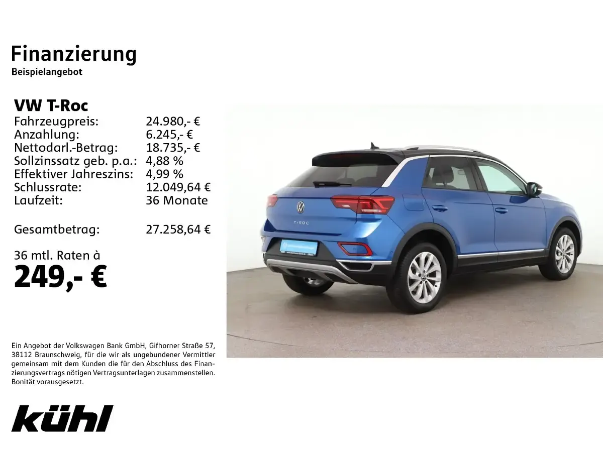 Occasion VW T-Roc Style 150 ch (110 kW) 2023 SUV
