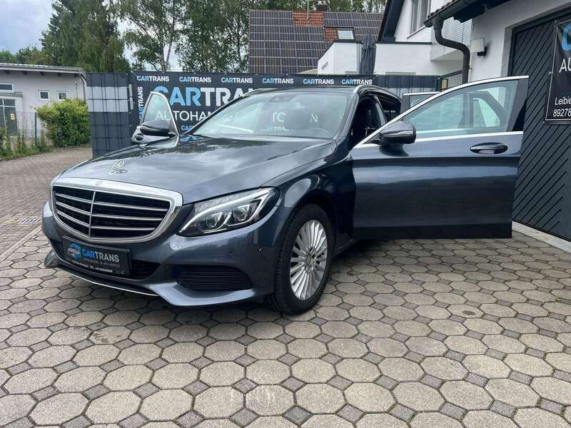 Tenoritgrau metalliclack Gebraucht 2015 Mercedes C220 Exclusive Kombi | 15.500 € (Fairer Preis) - Bild 1/3