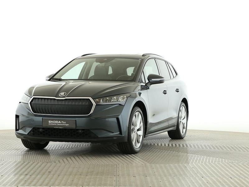 Quarzgrau Gebraucht 2021 Skoda Enyaq iV SUV | 25.949 € (Fairer Preis) - Bild 1/4