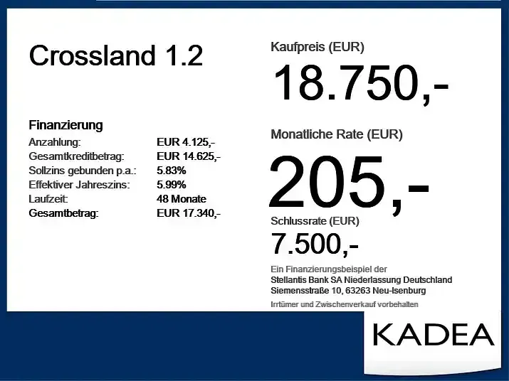 Gebraucht Opel Crossland 131 PS (96 kW) 2024 Silber SUV