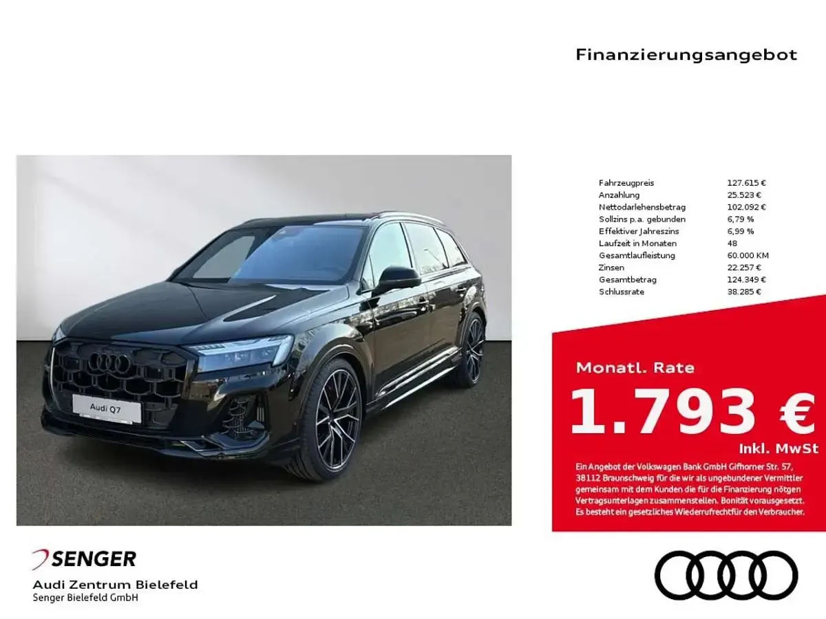 Brugt Audi Q7 S-Line 489 HK (359 kW) 2026 SUV