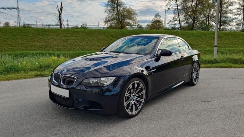 Schwarz Gebraucht 2008 BMW M3 Cabriolet Sport Line Cabrio | 47.498 € (Superpreis) - Bild 1/4