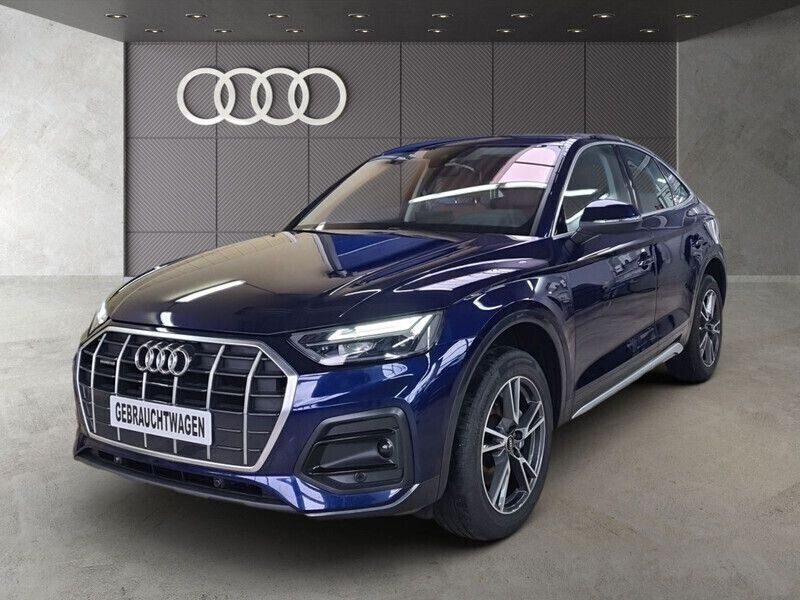 Blau Gebraucht 2021 Audi Q5 Sportback Advanced SUV | 37.990 € (Fairer Preis) - Bild 1/4