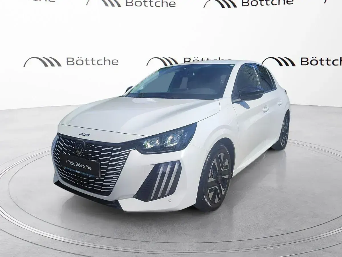 Gebraucht Peugeot 208 101 PS (74 kW) 2024 Lack weiss banquise/typ aussenverkleidung spiegel flach standard Kleinwagen