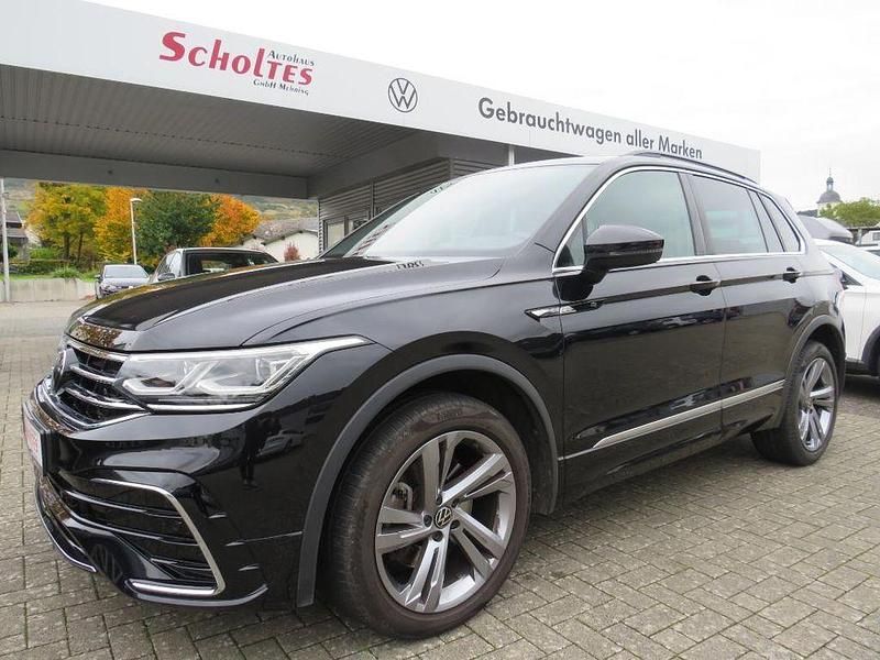 Schwarz Gebraucht 2022 VW Tiguan R-line SUV | 37.380 € (Fairer Preis) - Bild 1/4