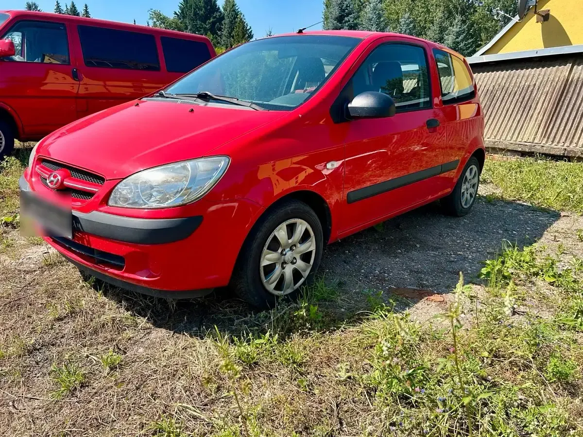 Gebraucht Hyundai Getz 60 PS (44 kW) 2007 Rot Kleinwagen