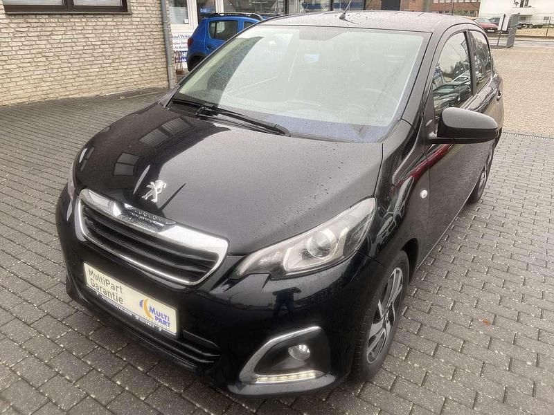 Metallicschwarz Gebraucht 2017 Peugeot 108 Allure Kleinwagen | 7.590 € (Fairer Preis) - Bild 1/4