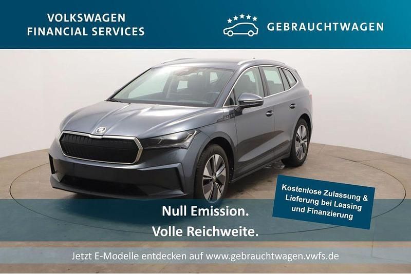 Grau Gebraucht 2021 Skoda Enyaq iV SUV | 25.689 € (Fairer Preis) - Bild 1/4