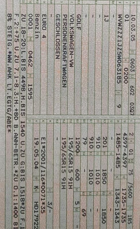 Gebraucht VW Golf IV Ocean 102 PS (75 kW) 2005 Rot Kombi