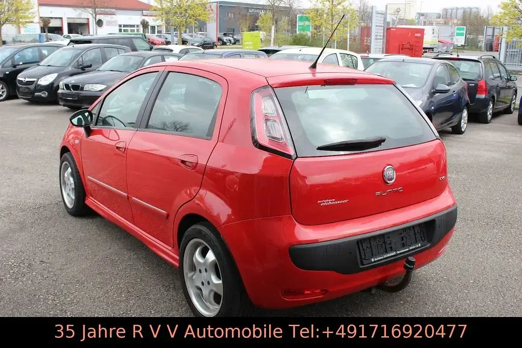 Gebraucht Fiat Punto Evo Dynamic 84 PS (61 kW) 2011 Rot Kleinwagen