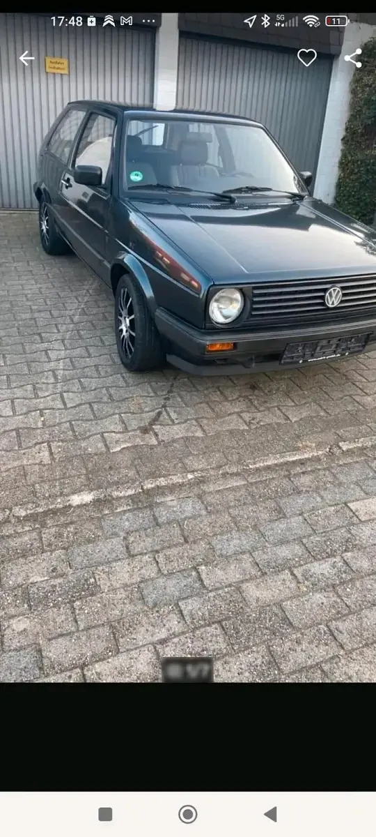 Gebraucht VW Golf II 69 PS (50 kW) 1991 Blau Kleinwagen