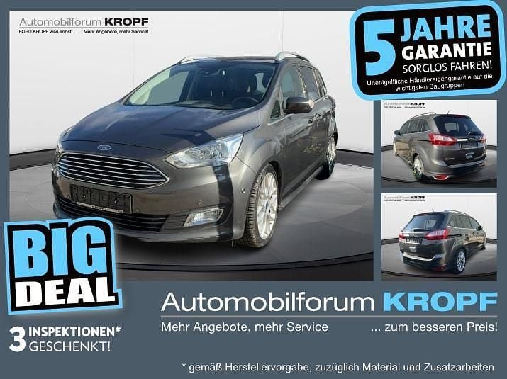 Grau Gebraucht 2016 Ford Grand C-Max Van / Kleinbus | 13.912 € (Guter Preis) - Bild 1/4