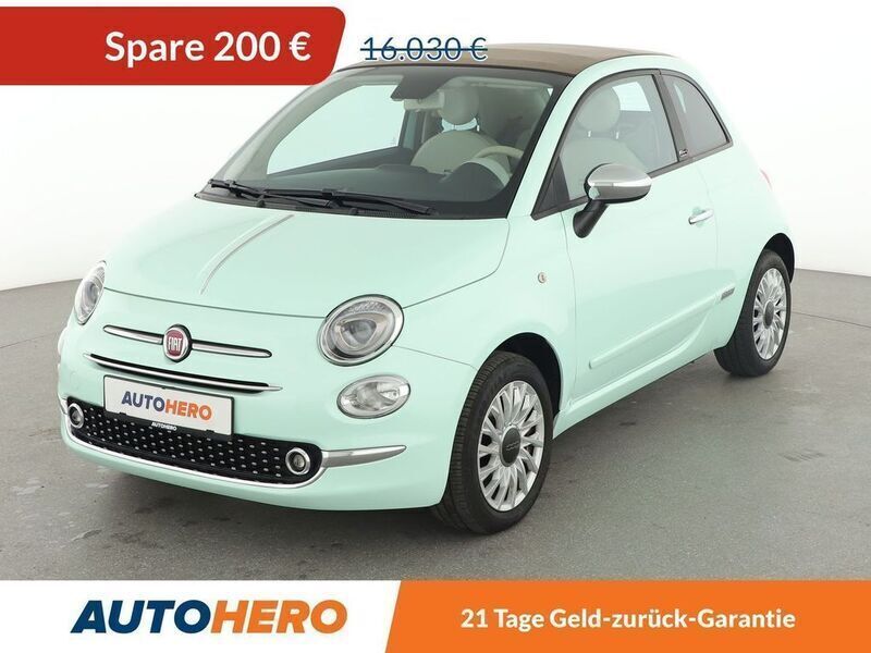 Grün Gebraucht 2020 Fiat 500C Lounge Cabrio | 15.830 € (Fairer Preis) - Bild 1/3