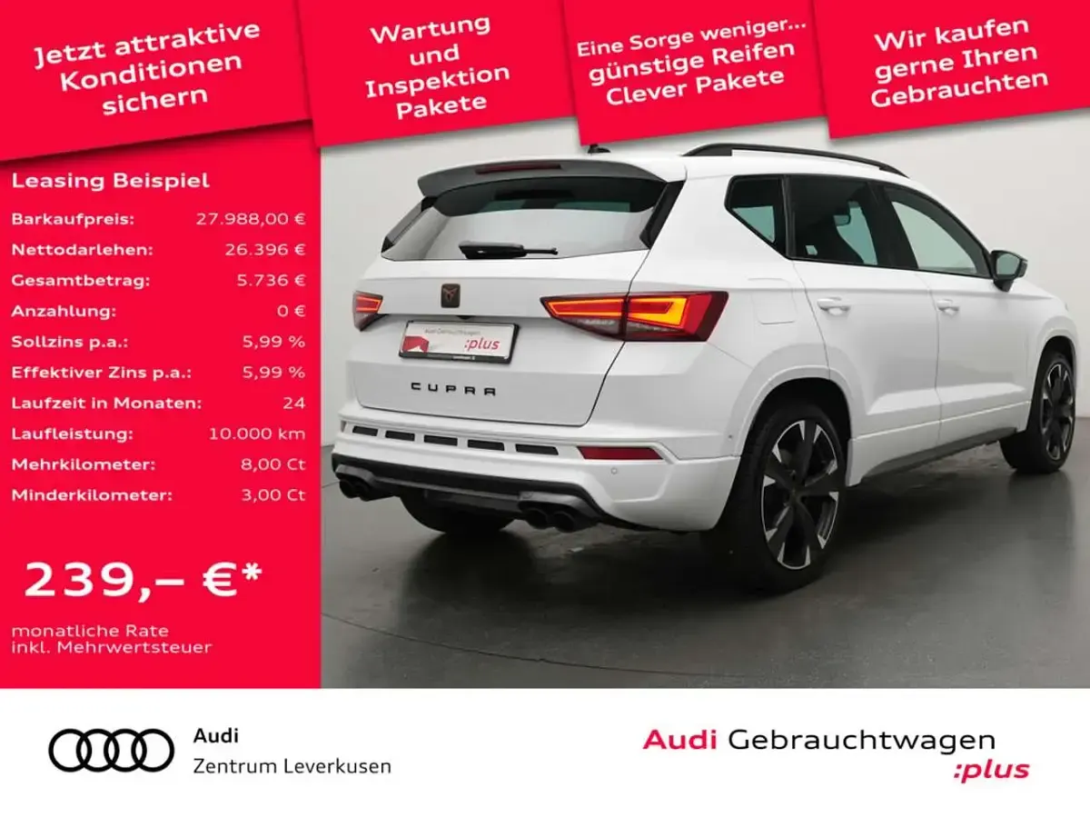 Gebraucht Cupra Ateca VZ 300 PS (220 kW) 2023 Schwarz SUV