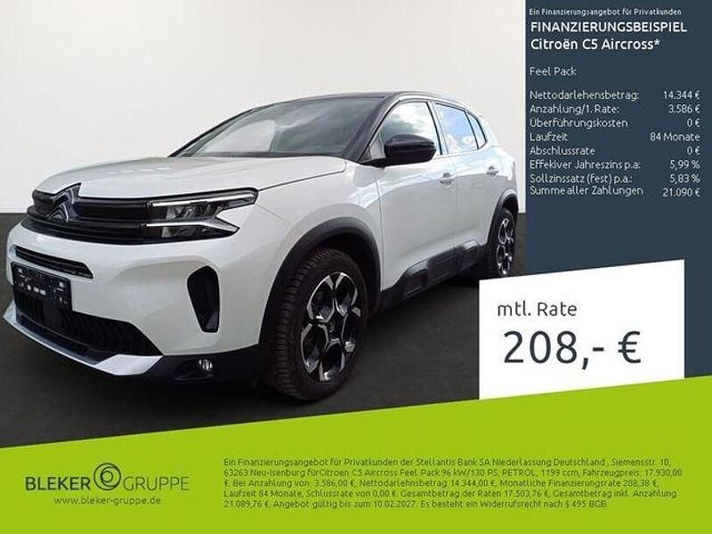 Perlmutt weiß Gebraucht 2022 Citroën C5 Aircross Feel SUV | 17.930 € (Superpreis) - Bild 1/3