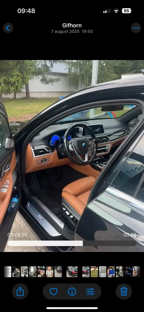 Gebraucht BMW 740 320 PS (235 kW) 2016 Schwarz Limousine