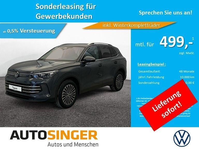 Delfingrau metallic Neu 2024 VW Tiguan Elegance SUV | 56.580 € (Fairer Preis) - Bild 1/4