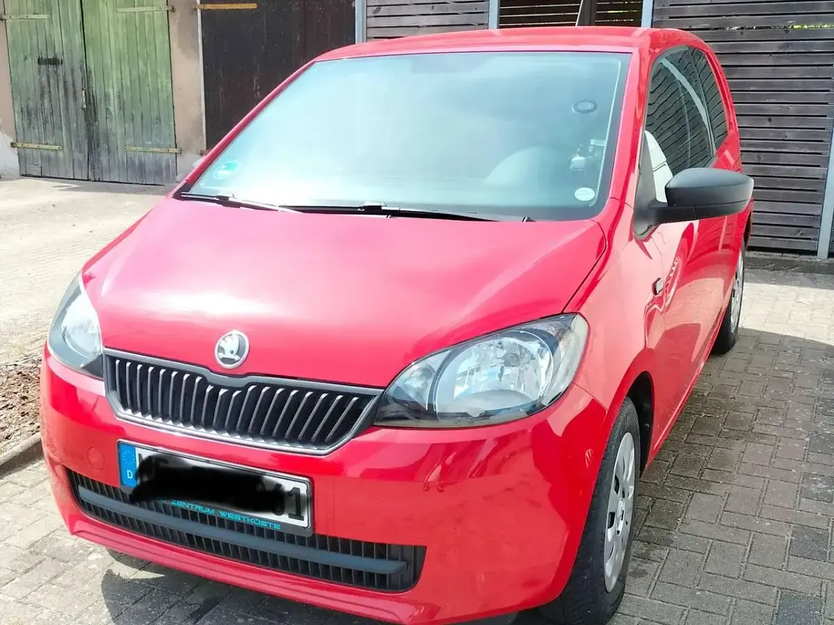 Gebraucht Skoda Citigo 60 PS (44 kW) 2014 Rot Kleinwagen