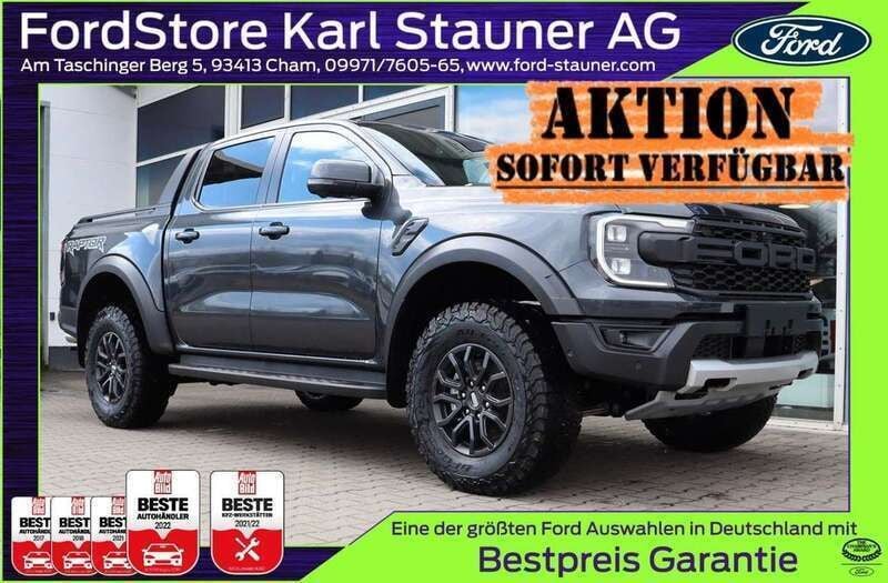 Grey metallic Neu 2025 Ford Ranger Raptor Abholung | 63.641 € (Guter Preis) - Bild 1/4