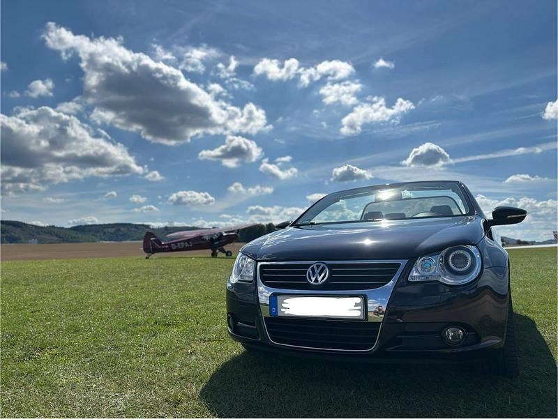 Schwarz Gebraucht 2008 VW Eos R Cabrio | 14.000 € - Bild 1/4