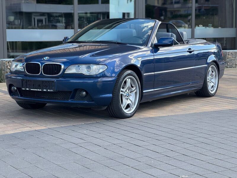 Blau Gebraucht 2005 BMW 318 Cabriolet Sport Line Cabrio | 4.880 € (Guter Preis) - Bild 1/4