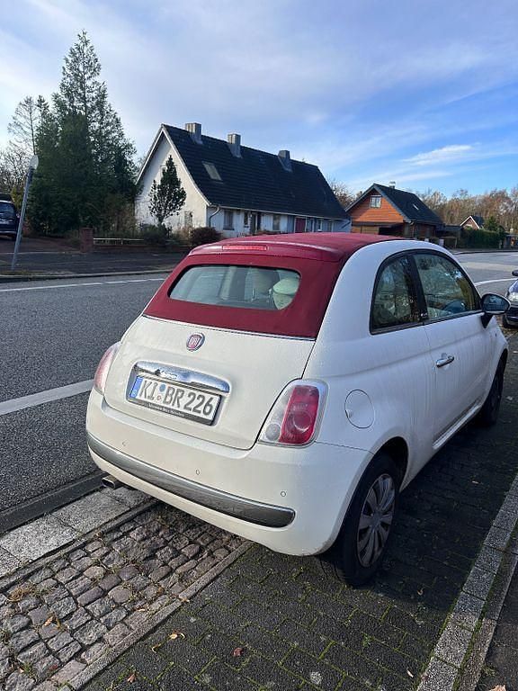 Gebraucht Fiat 500 Lounge 101 PS (74 kW) 2011 Weiß Cabrio