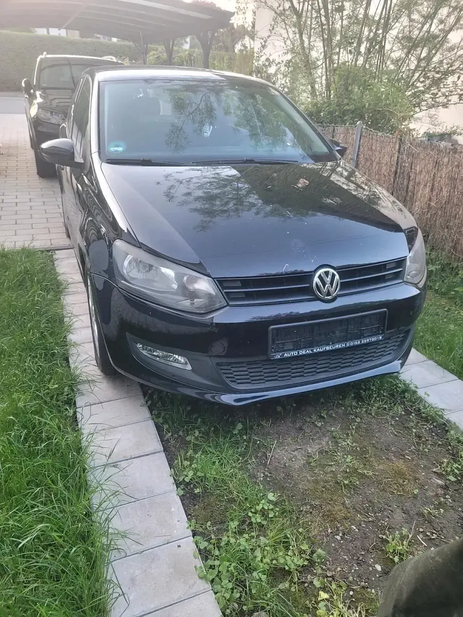 Gebraucht VW Polo 60 PS (44 kW) 2010 Schwarz Kleinwagen
