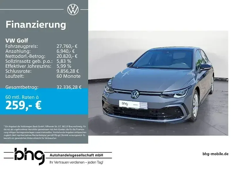 Gebraucht VW Golf VIII R-line 150 PS (110 kW) 2023 Limousine