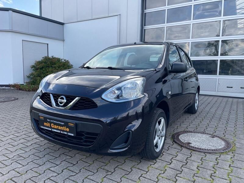 Schwarz Gebraucht 2015 Nissan Micra Kleinwagen | 5.990 € - Bild 1/4