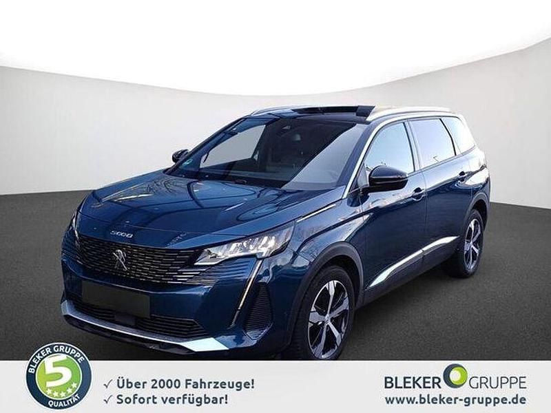 Lackierung blau celebes/metallic klarlack Gebraucht 2023 Peugeot 5008 Allure SUV | 29.770 € (Fairer Preis) - Bild 1/4