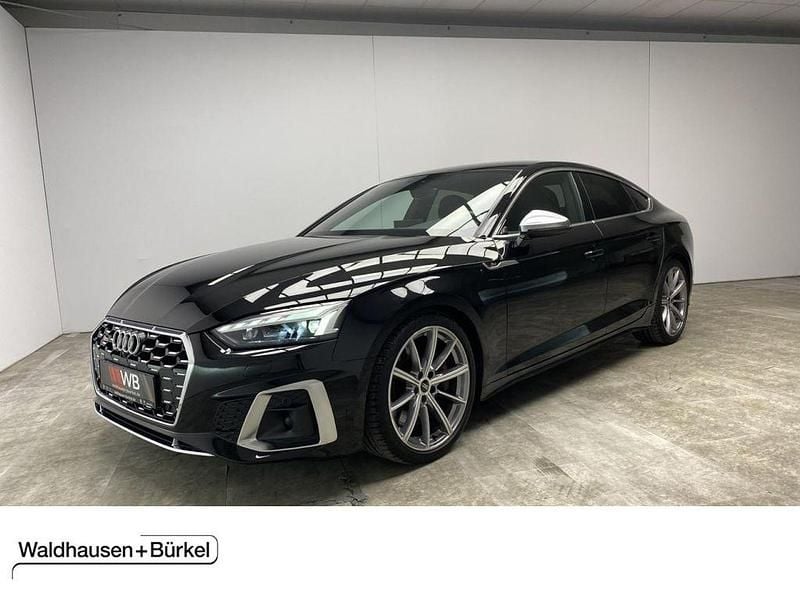 Mytosschwarz (metallic) Gebraucht 2022 Audi S5 Sportback Ambiente Kleinwagen | 50.950 € (Fairer Preis) - Bild 1/4