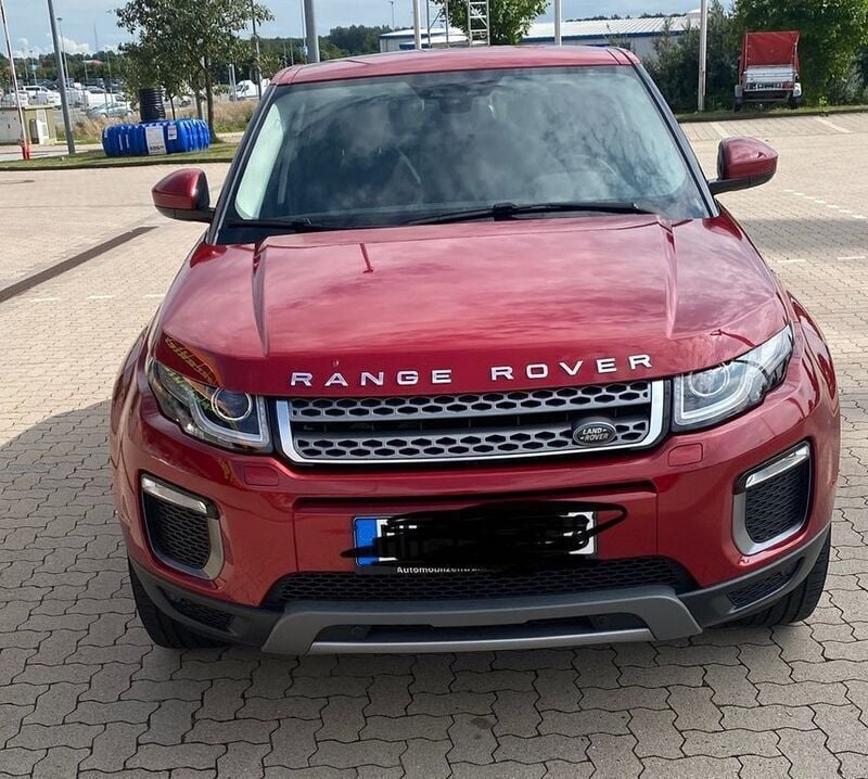Rot Gebraucht 2017 Land Rover Range Rover evoque Skyview Edition SUV | 19.950 € (Etwas zu teuer) - Bild 1/4