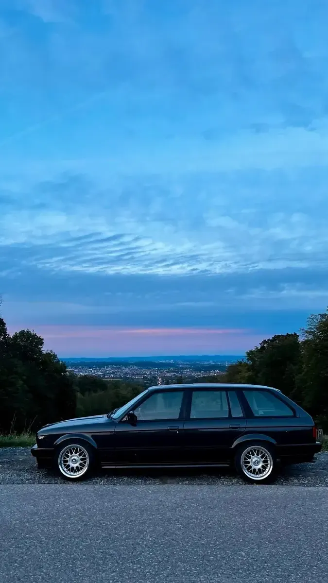 Brugt BMW 325 170 HK (125 kW) 1989 Sort Stationcar
