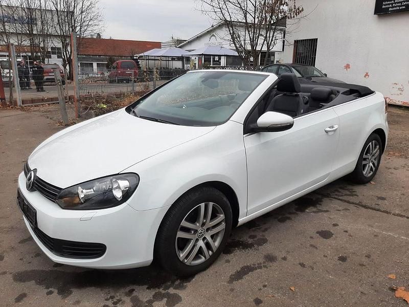 Weiß Gebraucht 2011 VW Golf Cabriolet Cabrio | 6.300 € (Guter Preis) - Bild 1/4