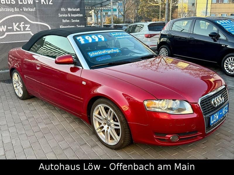 Gebraucht Audi A4 Cabriolet S-Line 163 PS (119 kW) 2007 Granatrot perleffekt Cabrio