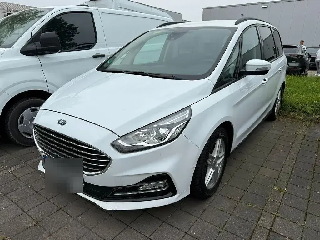 Gebraucht Ford Galaxy Trend 150 PS (110 kW) 2021 Weiß Van / Kleinbus