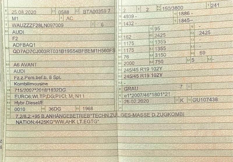 Gebraucht Audi A6 S-Line 204 PS (150 kW) 2020 Silber Kombi