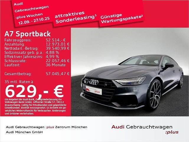 Daytonagrau perleffekt Gebraucht 2021 Audi A7 Sportback Ambiente Kleinwagen | 52.514 € - Bild 1/2