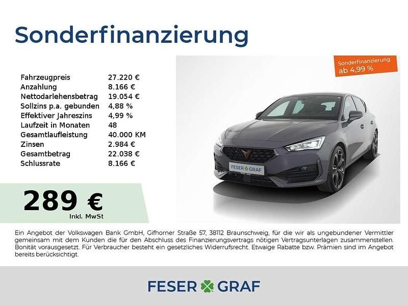Gebraucht Cupra Leon VZ 245 PS (180 kW) 2023 Graphene grau Limousine