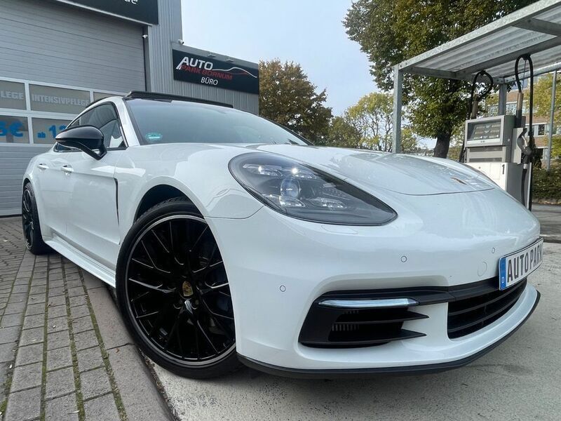 Weiß Gebraucht 2017 Porsche Panamera 4S Limousine | 59.990 € (Teuer) - Bild 1/4