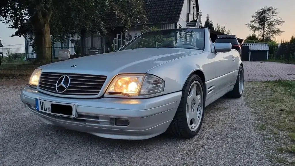 Gebraucht Mercedes SL500 320 PS (235 kW) 1997 Silber Cabrio