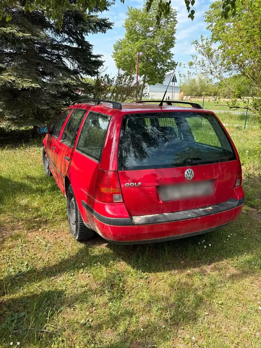 Brugt VW Golf IV 55 HK (40 kW) 2002 Rød Stationcar