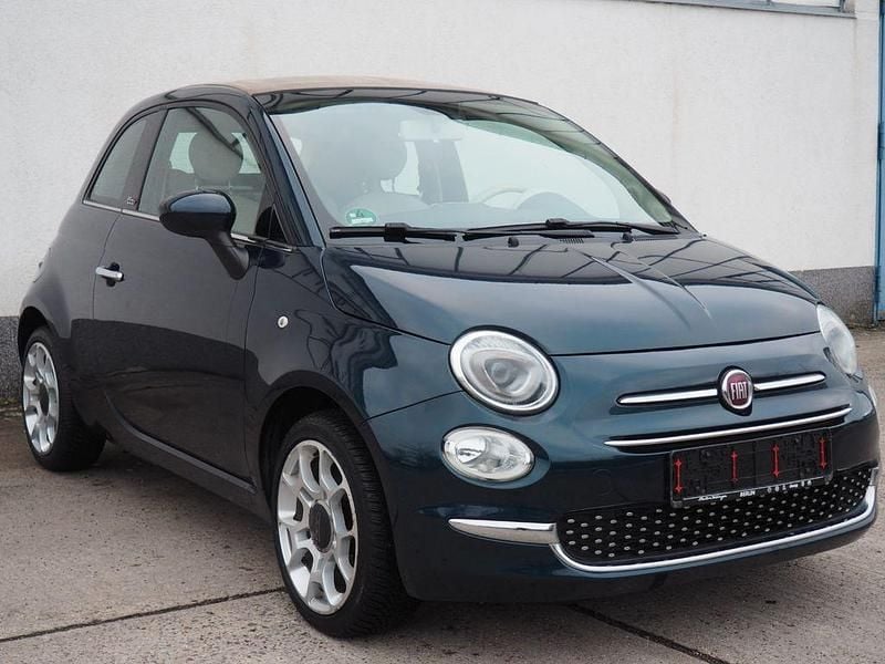 Gebraucht Fiat 500 Lounge 69 PS (50 kW) 2016 Blau Cabrio